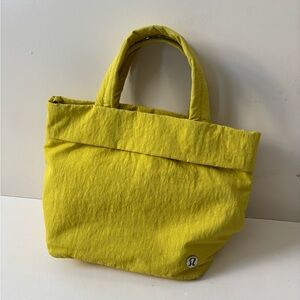 Lululemon Yellow Mini Tote Bag